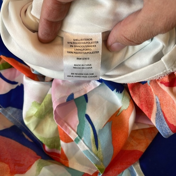 Nicole Miller Floral Maxi Dress - Small - Picture 7 of 7